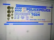 Big City New York Police Technical Asst, Van Decals 1:64 two for one money