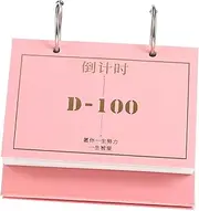 JEWEDECO 2023 Postgraduate Entrance Examination Calendar 100 Day Desktop Calendar Day Numbers Daily Decor Table Top Decor Examination Planner 2023 Planner Paper Pink