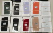 LOT Apple iPhone Back Rear Glass Replacement Repair (BIG HOLE) 11 PRO XS SE XR 8