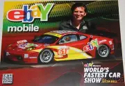2011 Justin Bell Ebay Mobile Ferrari SEMA Show Le Mans Series Hero Card