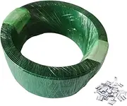 5/8"（16mm） Wide Green and 1000 feet Polyester Strapping Coil,1400 Pound Break Strength