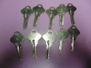1 SET SCHLAGE EVEREST S134 DEPTH KEYS 0-9 LOCKSMITH
