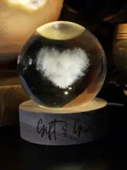 The Cloud Of Hearts LED Illusion Lamp For Decoration CHRISTMAS Gift Unique Piece