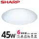 【SHARP】DL-ZA0025 LED 45W 漩悅吸頂燈-白光(適用4.5-6坪 日本監製)