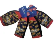 Bulk Lot 4 AFL ADELAIDE CROWS STUBBY BOTTLE BEER HOLDERS WITH ZIP New Stock