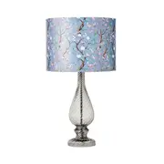 Seymour Swirl Glass Table Lamp Smoke 67x37cm