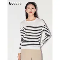 在飛比找ETMall東森購物網優惠-bossini女裝23新品簡約時尚百搭休閑基礎長袖T恤