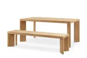 Casa Dining Table with Bench Set