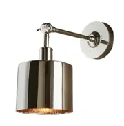 Portofino Shiny Nickel Wall Light
