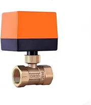 Brass Motorized Ball Valve 1/2inch 3/4inch 1inch Electric 3-Wire 2 Point Control Brass Motorized 220V 12V 24V 1Pcs (Size : 3/4inch, Color : 12VDC) (Color : 12vdc, Size : 1inch) (Color : 24vac, Size