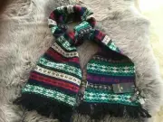 NWT98$ Scotch&Soda Registered Amsterdam Couture Scarf Lambswool Blend Sz 10"x80"