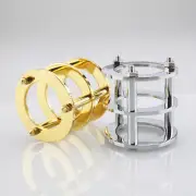 Gold Plated Vacuum Tube Guard Protector Cover for HiFi Vintage 12AT7 ECC83 12AX7