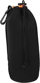 KICHOUSE Neoprene Camera Lens Pouch Bag Lens Case for Cameras Lightweight and Durable Protective Case for Lenses Up to Height