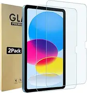 Bigqin 2-Pack Screen Protector Compatible with iPad (A16) 11th 2025 / 10th Generation 10.9" 2022, Tempered Glass Film HD Clear Scratch-Resistant, 9H Hardness, Bubble Free, Easy Installation