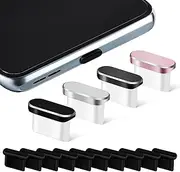14 Pcs USB C Dust Plugs - Type C Port Protectors for Most USB C Cell Phones Most Type C Charging Port, Silicone Covers for Effective Dust Protection