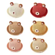 Toddler Straw Hat for 6-18 Months Baby Boys Girls Sun Protective Hats