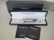 Raymond Weil mens Watch 4476-STC-00300 Chronograph Leather strap New Box 39mm