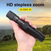 4K 10-300X40mm Super Telephoto Zoom Portable Monocular Telescope Night Vision