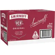Smirnoff Ice Red Vodka Bottles 24x300ml