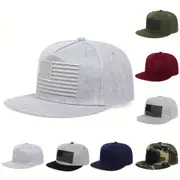 Adjustable Unisex American Flag Baseball Cap Sun Protection