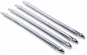 Chrome Auto Front Rear Self-Adhesive Bumper Protector Corner Guard Scratch Sticker Silver