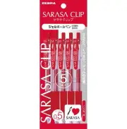 Zebra gel ball pen Sarasa clip 0.5 red 5 pcs P-JJ15-R5 Popular ease of use Eco