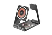 Promate AURAFOLD-TRIO 3-in-1 Ultra-Slim Foldable 15W Magsafe Wireless Charging