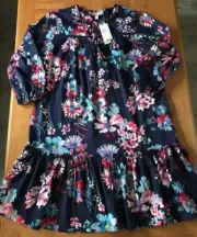 Philosophy Womens Blue Flower Dress Size S-Brand New-SHIPS N 24 HOURS 0044
