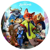 在飛比找Yahoo!奇摩拍賣優惠-DISNEY Zootopia 迪士尼動物方城市LP彩膠唱片