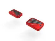 Ducabike Ducati DesertX Brake & Clutch Reservoir Caps - Red