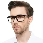 Wide Reading Glasses Men Large Head 1.25x Strength Ultralight Readers(1.0 1.2