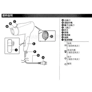 ★宅配限定★【Panasonic國際牌】 負離子吹風機 EH-NE21-K