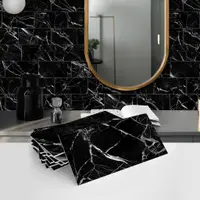 在飛比找蝦皮商城精選優惠-【ubestu】泡棉牆貼浴室廚房牆壁裝飾加厚水晶瓷磚貼紙防水