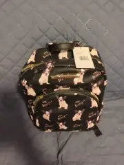 New W/Tags! Betsey Johnson Black French Bulldog Backpack Dog Purse. NEW W/ TAGS!