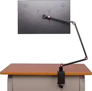 FeeLazy Portable Monitor Stand with VESA Mount 3inch Bracket Swivel Tilt Ball Joint 3-section Arm and Desk Clamp Stand for Portable Monitor with 75mm VESA FL15B