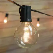 21 FT Shatterproof Light Bulb LED Outdoor Patio String Light Set, 10 Socket E12