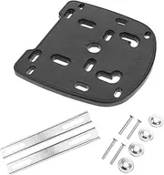 Kichvoe 1Set Motorcycle Rear Rack Base Plate Durable Trunk Accessory with Antishake Strips for Secure Luggage Storage Compatible with Motorbike Models Essential for Safe