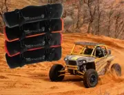 Roll Up Tool Bag Black Trim/Black Heavy Duty 24 pockets 2 layers 600 Denier PVC