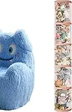 Stuffed Animal Storage Tube - Stuffed Animal Zoo Storage, Visible Storage Bucket, Vertical Clear Storage Tube For Stuffed Animals, Kids Toy Organizer, Space-Saving Toy Tower For Kids Room