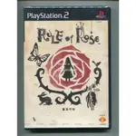 PS2 薔薇守則 RULE OF ROSE 中文版初回版 全新