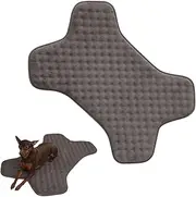 Derwrtup Indestructible Dog Bed,Cute Bone Shape Puppy Mattress Machine Washable | Non-Slip Chew Proof Dog Bed Wear-Resistant Pet Sleeping Pad for Muddy Paws