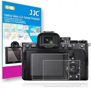 【2-Pack】JJC Dedicated Tempered Glass Camera Screen Protector for Sony A7S & A7R Camera, 0.3mm Ultra-Thin, 9H Hardness, 2.5D Round Edges