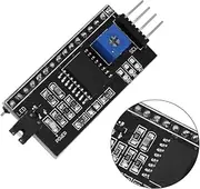 LCD1602 Adapter Board IIC Converter Module for LCD Display Control 5V with Backlight and Contrast Ratio Adjustment Potentiometer
