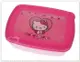 小花花日本精品♥ Hello Kitty 桃粉色 愛心 點點 蝴蝶結 方形 便當盒 野餐盒 11171607