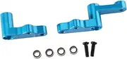 RC Car Steering Assy Kit Steering Group Parts 1/12 Lightweight Modification Versatile Upgrade Parts Steering Mount for 124008, Blue