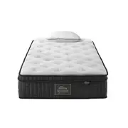 Bedra King Single Mattress Cool Gel Foam Pocket Spring 34CM with Pillow