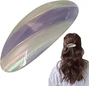 French Hair Clips, French Hair Clips | Retro Style Hair Clips - Hair Clip Closure, Strong Hold for Fine, Thick Hair, Oval Retro Hair Clips, Hair Clip for Women