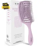 Hair Detangler Brush for Women - anti Static Paddle Brush for Long Hair W/Soft B