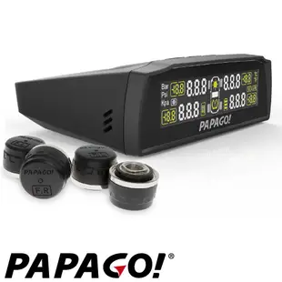 PAPAGO TireSafe S72E無線太陽能胎外式輕巧胎壓偵測器+擦拭布