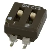 Pack of 25 219-2MST Dip Switch SPST 2 Position Surface Mount Slide Gull Wing SMD